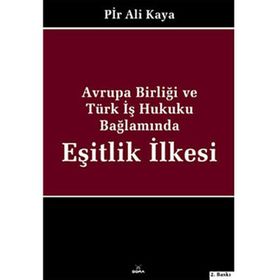 AVRUPA BİRLİĞİ VE TÜRK HUKUKU BAĞLAMINDA EŞİTLİK İLKESİ - PIR ALI KAYA