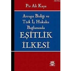 AVRUPA BİRLİĞİ VE TÜRK HUKUKU BAĞLAMINDA EŞİTLİK İLKESİ - PIR ALI KAYA