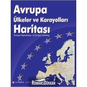AVRUPA ÜLKELER VE KARAYOLLARI HARİTASI - KOLEKTIF