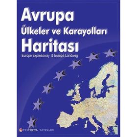 AVRUPA ÜLKELER VE KARAYOLLARI HARİTASI - KOLEKTIF