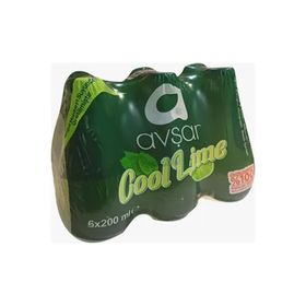 Avşar 200 ml Cool Lime Nane Limon Aromalı Maden Suyu (6 adet)