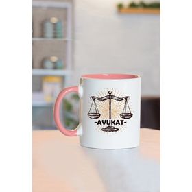 Avukat Pembe Kupa Bardak