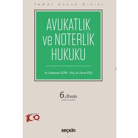 Avukatlık ve Noterlik Hukuku Süha Tanrıver