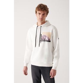 Avva A22Y1250 Antrasit Baskılı Erkek Sweatshirt