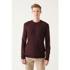 Avva A22Y5070 Bordo Erkek Kazak