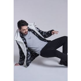 Avva A32Y1273 Gri Erkek Bisiklet Yaka Sweatshirt