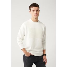 Avva A32Y1373 Beyaz Erkek Sweatshirt