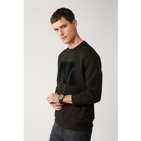Avva A32Y1373 Siyah Erkek Sweatshirt