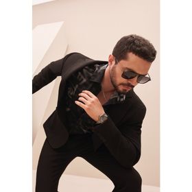 Avva A32Y4001 Siyah Erkek Çift Yırtmaçlı Ceket