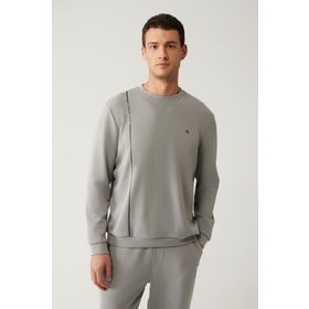 Avva A41Y1224 Gri Erkek Sweatshirt