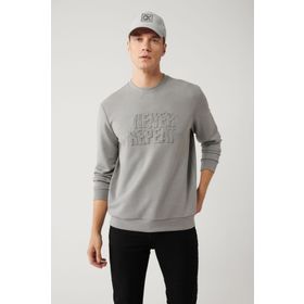 Avva A41Y1235 Gri Erkek Sweatshirt
