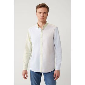 Avva A41Y2068 Açık Mavi Regular Fit Erkek Gömlek