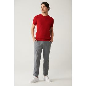Avva A41Y3077 Gri Erkek Pantolon