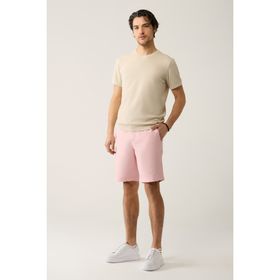 Avva A41Y3733 Erkek Somon Beli Lastikli Pamuklu Aspendos Relaxed Fit Şort