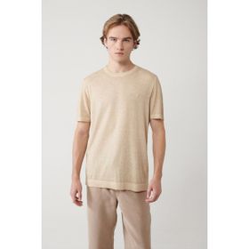 Avva A41Y5074 Bej Erkek T-shirt