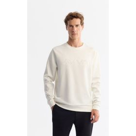 Avva A42Y1227 Ekru Erkek Sweatshirt