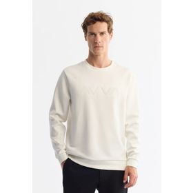 Avva A42Y1227 Ekru Erkek Sweatshirt