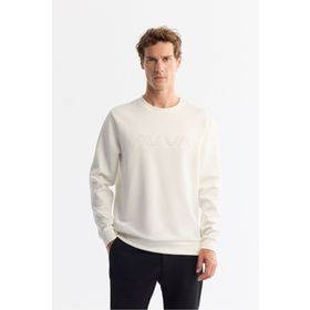 Avva A42Y1227 Ekru Erkek Sweatshirt
