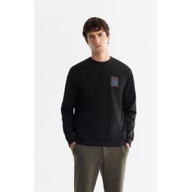 Avva A42Y1286 Siyah Erkek Sweatshirt