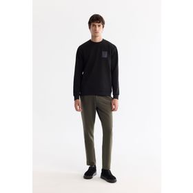 Avva A42Y1286 Siyah Erkek Sweatshirt