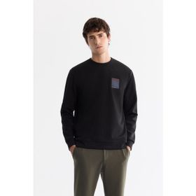 Avva A42Y1286 Siyah Erkek Sweatshirt