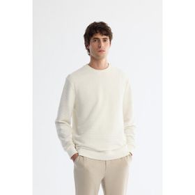 Avva A42Y1296 Ekru Erkek Sweatshirt