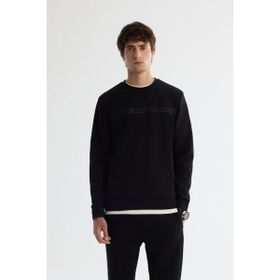 Avva A42Y1308 Siyah Erkek Sweatshirt