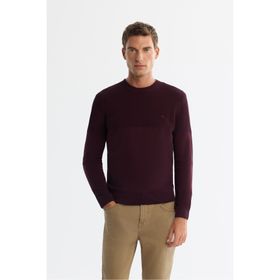 Avva A42Y5190 Bordo Erkek Triko