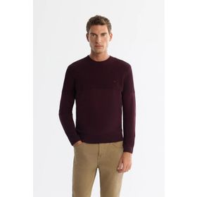 Avva A42Y5190 Bordo Erkek Triko