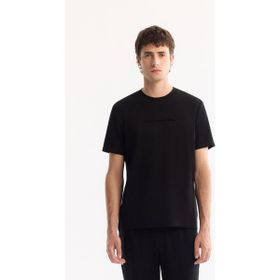 Avva A52Y1014 Siyah Regular Fit Erkek Tişört