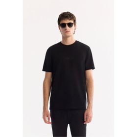 Avva A52Y1018 Siyah Regular Fit Erkek T-shirt