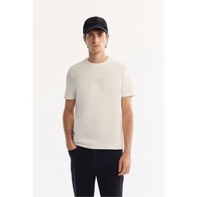 Avva A52Y1020 Ekru Regular Fit Erkek Tişört