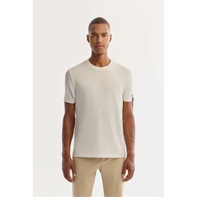 Avva A52Y1022 Ekru Regular Fit Erkek T-shirt