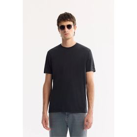 Avva A52Y1022 Siyah Regular Fit Erkek T-shirt