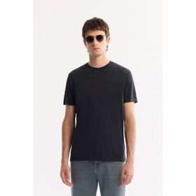 Avva A52Y1022 Siyah Regular Fit Erkek T-shirt