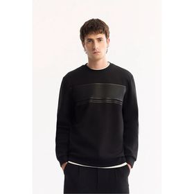 Avva A52Y1215 Siyah Regular Fit Erkek Sweatshirt
