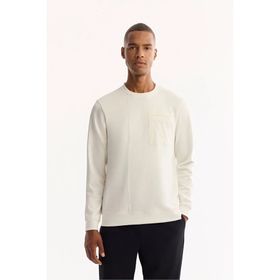 Avva A52Y1235 Ekru Regular Fit Erkek Sweatshirt