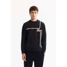 Avva A52Y1284 Siyah Regular Fit Erkek Sweatshirt