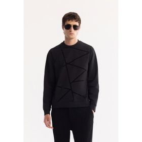 Avva A52Y1285 Siyah Regular Fit Erkek Sweatshirt