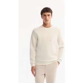 Avva A52Y1289 Ekru Regular Fit Erkek Sweatshirt