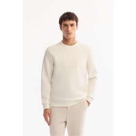 Avva A52Y1289 Ekru Regular Fit Erkek Sweatshirt