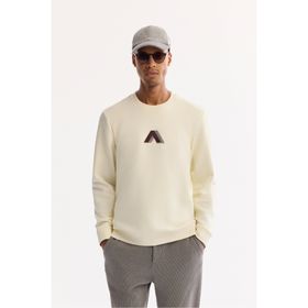 Avva A52Y1305 Ekru Regular Fit Erkek Sweatshirt