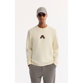 Avva A52Y1305 Ekru Regular Fit Erkek Sweatshirt