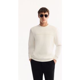 Avva A52Y1325 Ekru Regular Fit Erkek Sweatshirt