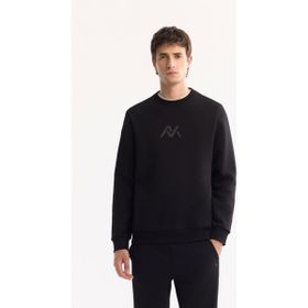 Avva A52Y1327 Siyah Regular Fit Erkek Sweatshirt
