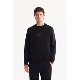 Avva A52Y1327 Siyah Regular Fit Erkek Sweatshirt