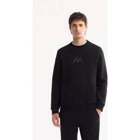 Avva A52Y1327 Siyah Regular Fit Erkek Sweatshirt