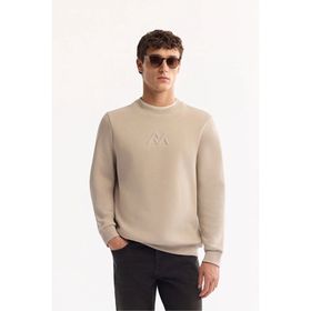 Avva A52Y1327 Taş Regular Fit Erkek Sweatshirt