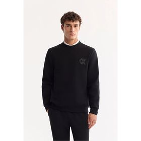 Avva A52Y1328 Siyah Regular Fit Erkek Sweatshirt