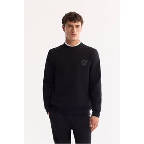 Avva A52Y1328 Siyah Regular Fit Erkek Sweatshirt